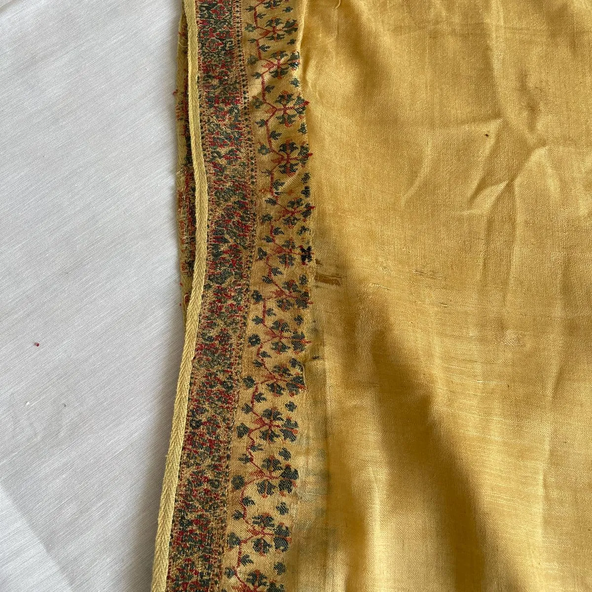 1510 SOLD - Superfine Antique Kashmir Pashmina Dochalla Long Shawl