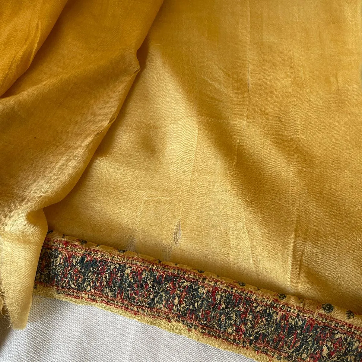 1510 SOLD - Superfine Antique Kashmir Pashmina Dochalla Long Shawl