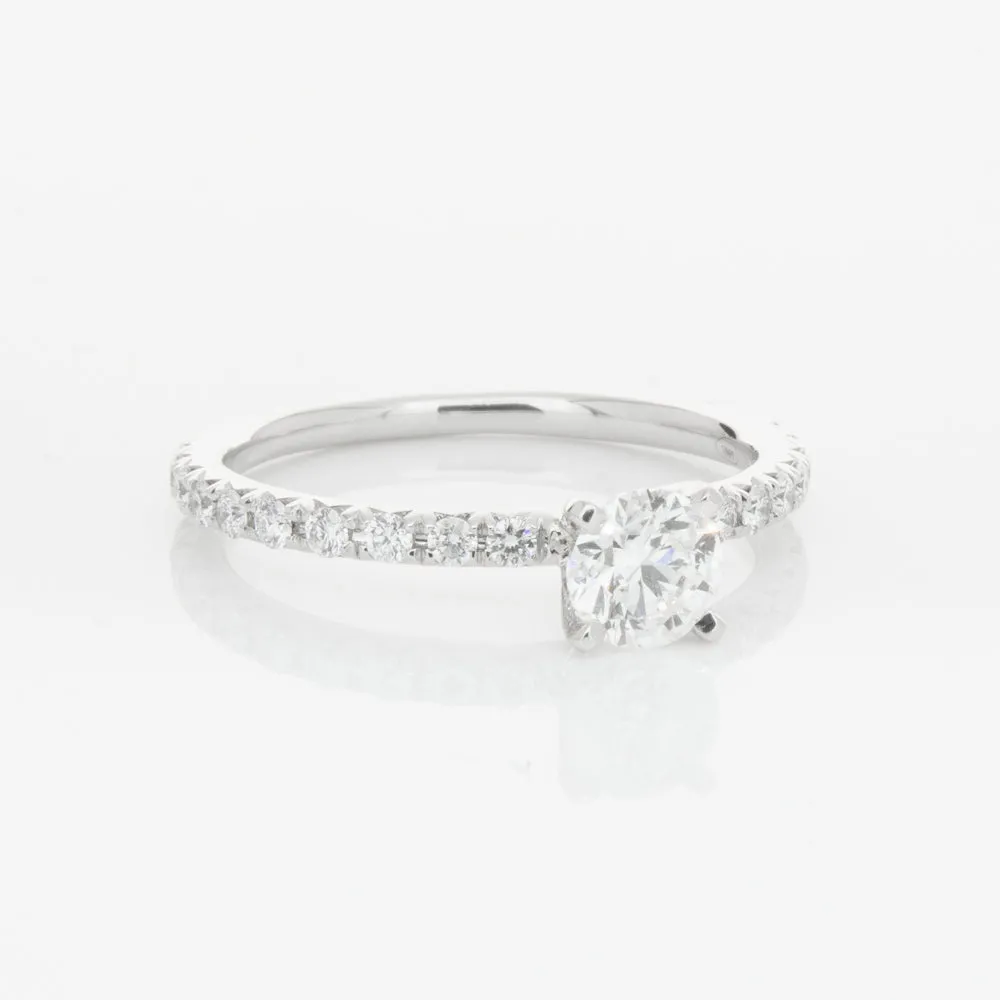 18ct White Gold .51ct Diamond Comet Ring