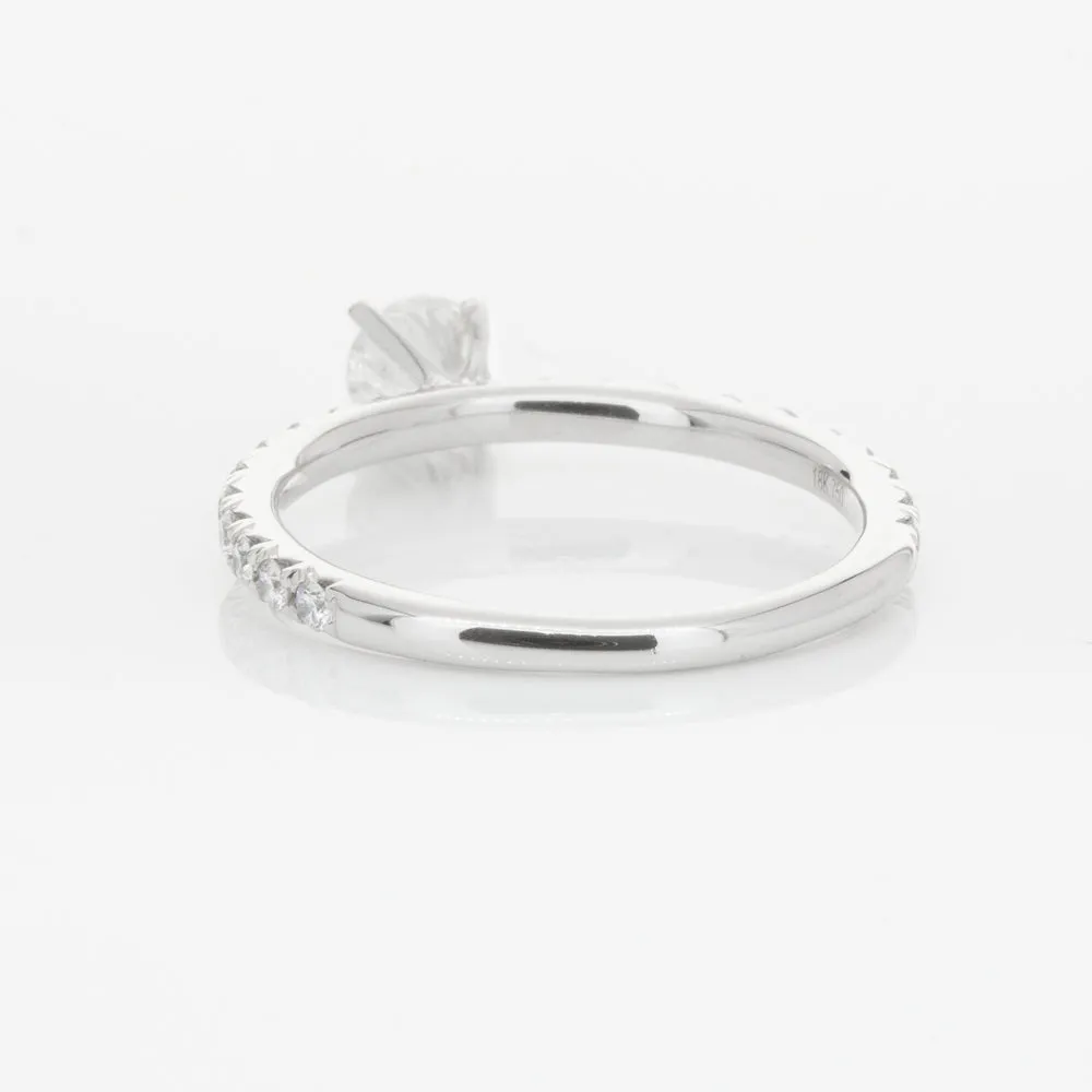 18ct White Gold .51ct Diamond Comet Ring