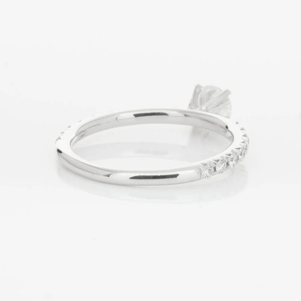 18ct White Gold .51ct Diamond Comet Ring