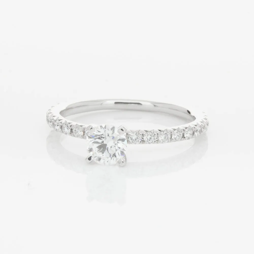 18ct White Gold .51ct Diamond Comet Ring