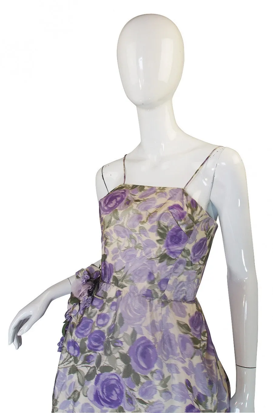 1950s Helena Barbieri Silk Dress