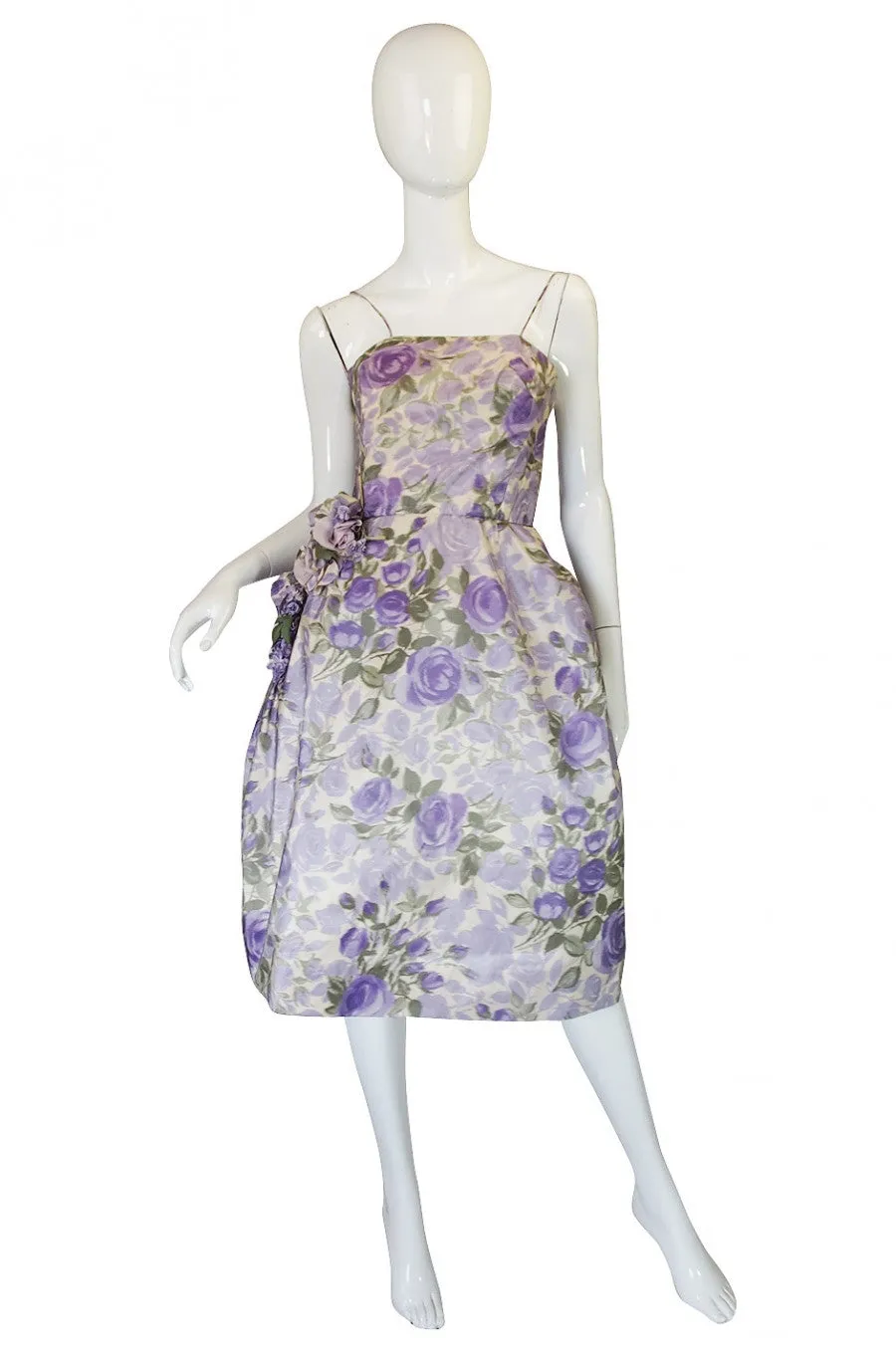 1950s Helena Barbieri Silk Dress