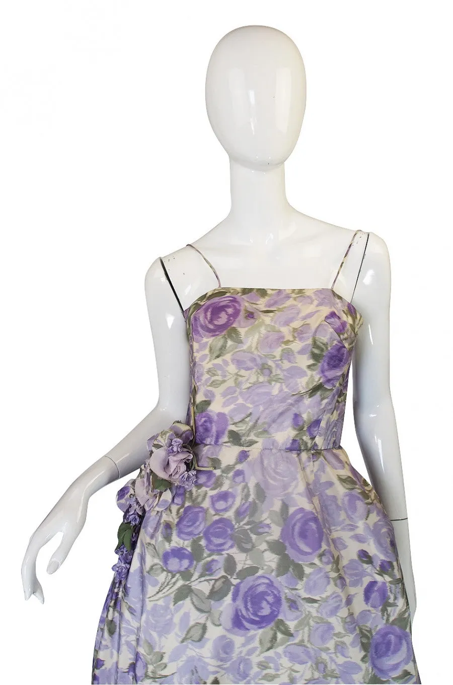 1950s Helena Barbieri Silk Dress