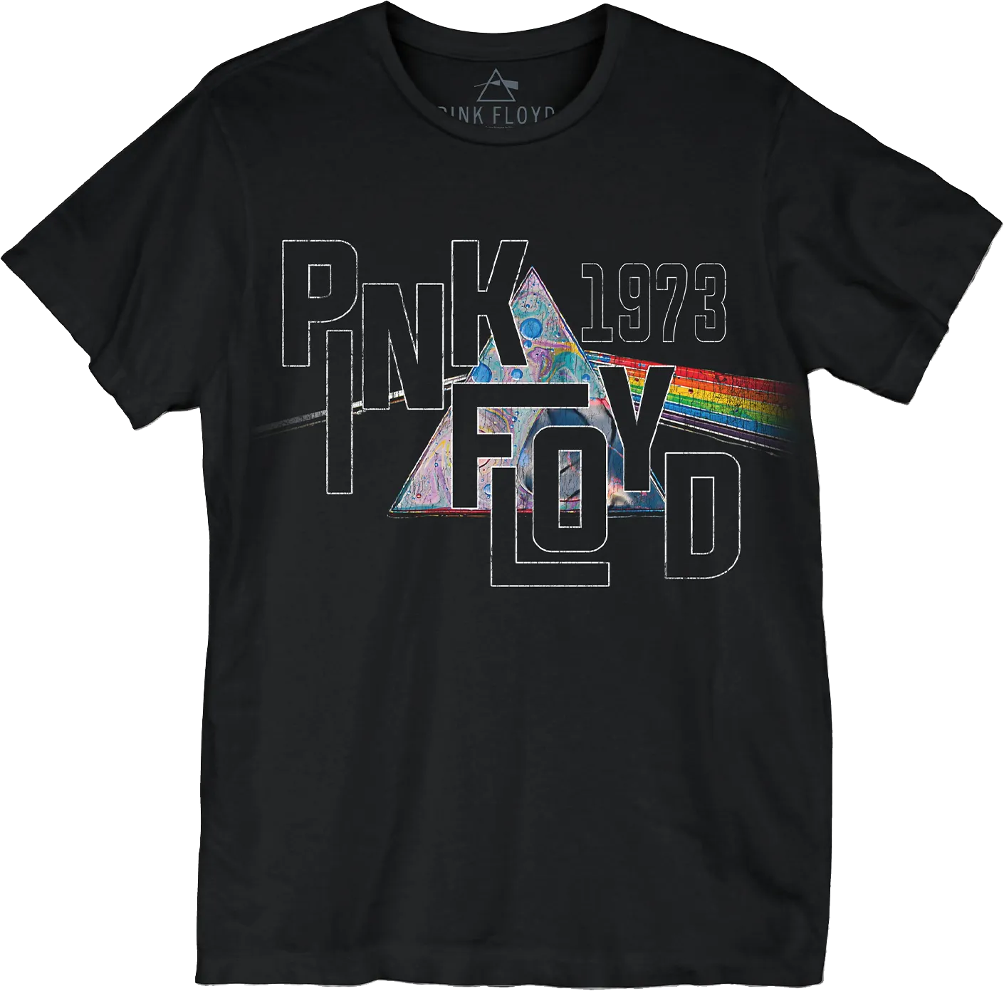 1973 Psychedelic Prism Pink Floyd T-Shirt