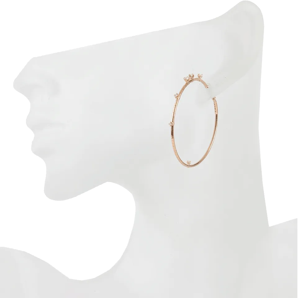 4CM Rugiada Hoop Earrings