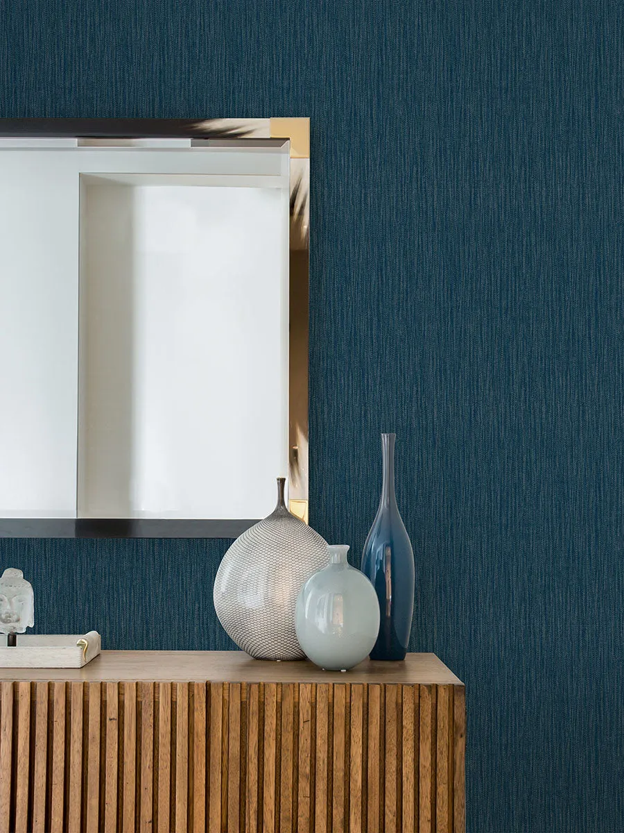 Abel Blue Textured Wallpaper from the Radiance Collection