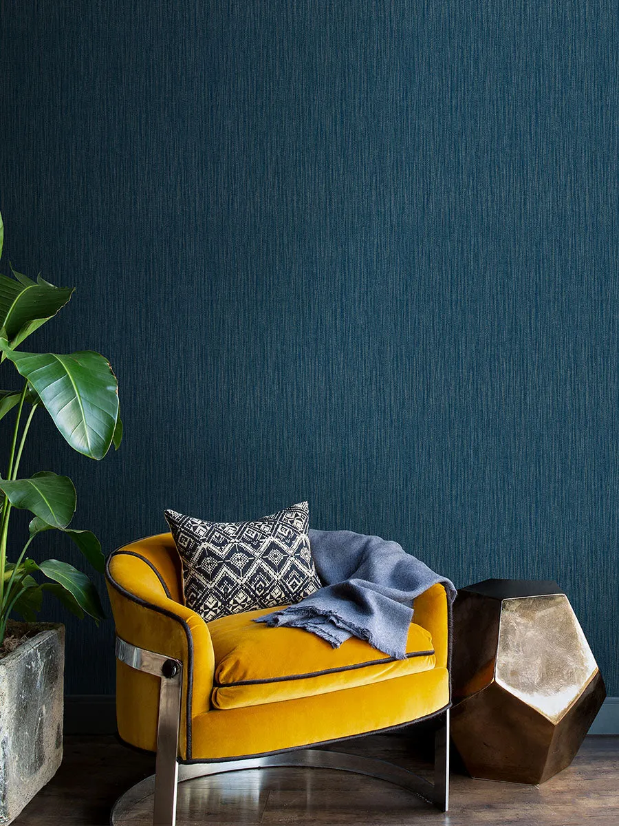 Abel Blue Textured Wallpaper from the Radiance Collection