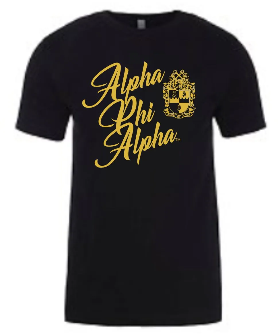 Alpha Script Printed Tee