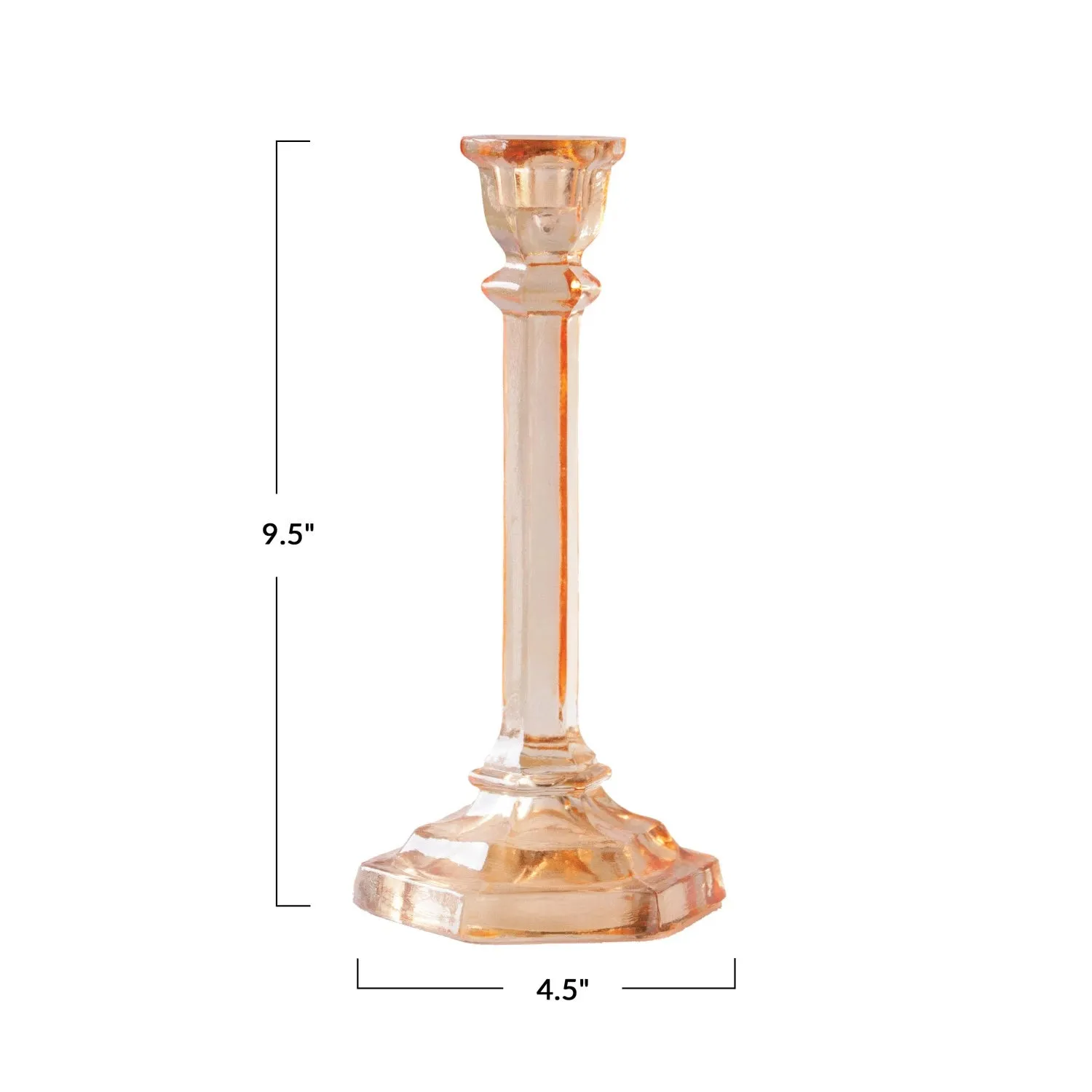 Amber 10" Taper Holder