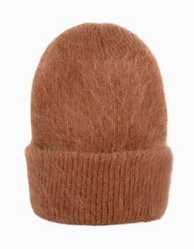 Angora Wool Beanie | Toffee