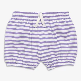 Baby bubble short in mini stripe