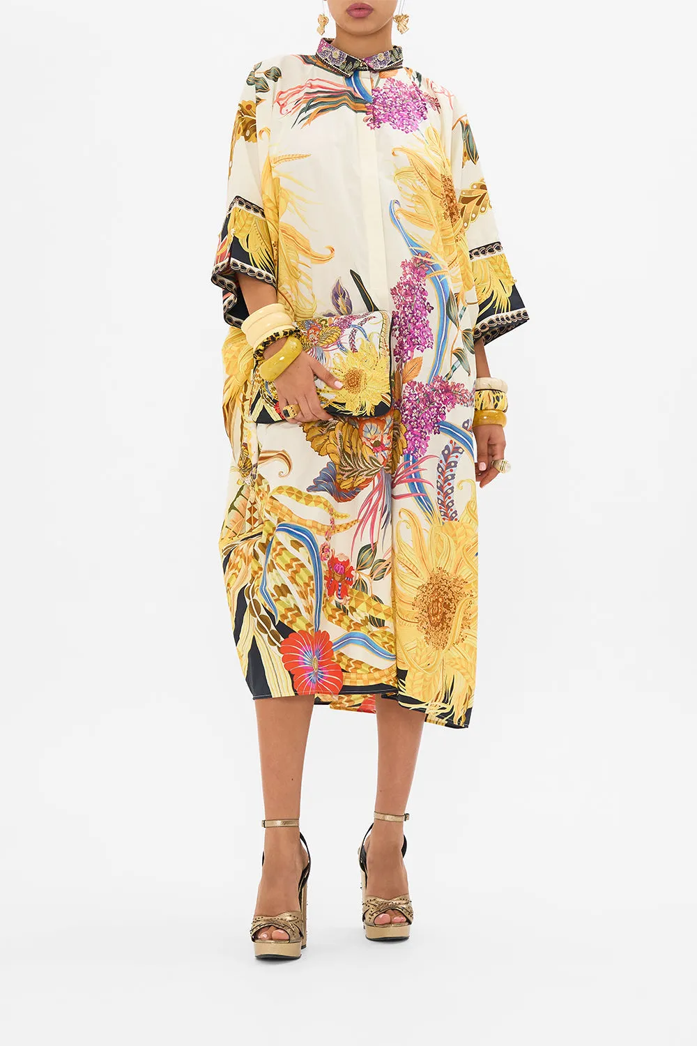 BATWING KAFTAN SUNFLOWERS ON MY MIND