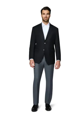 Berragamo Elegant Wool Blazer Modern Fit - Black