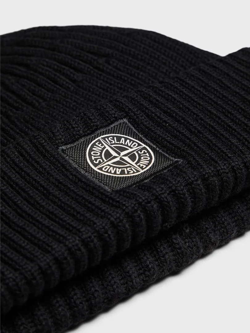 Berretto Beanie in Black