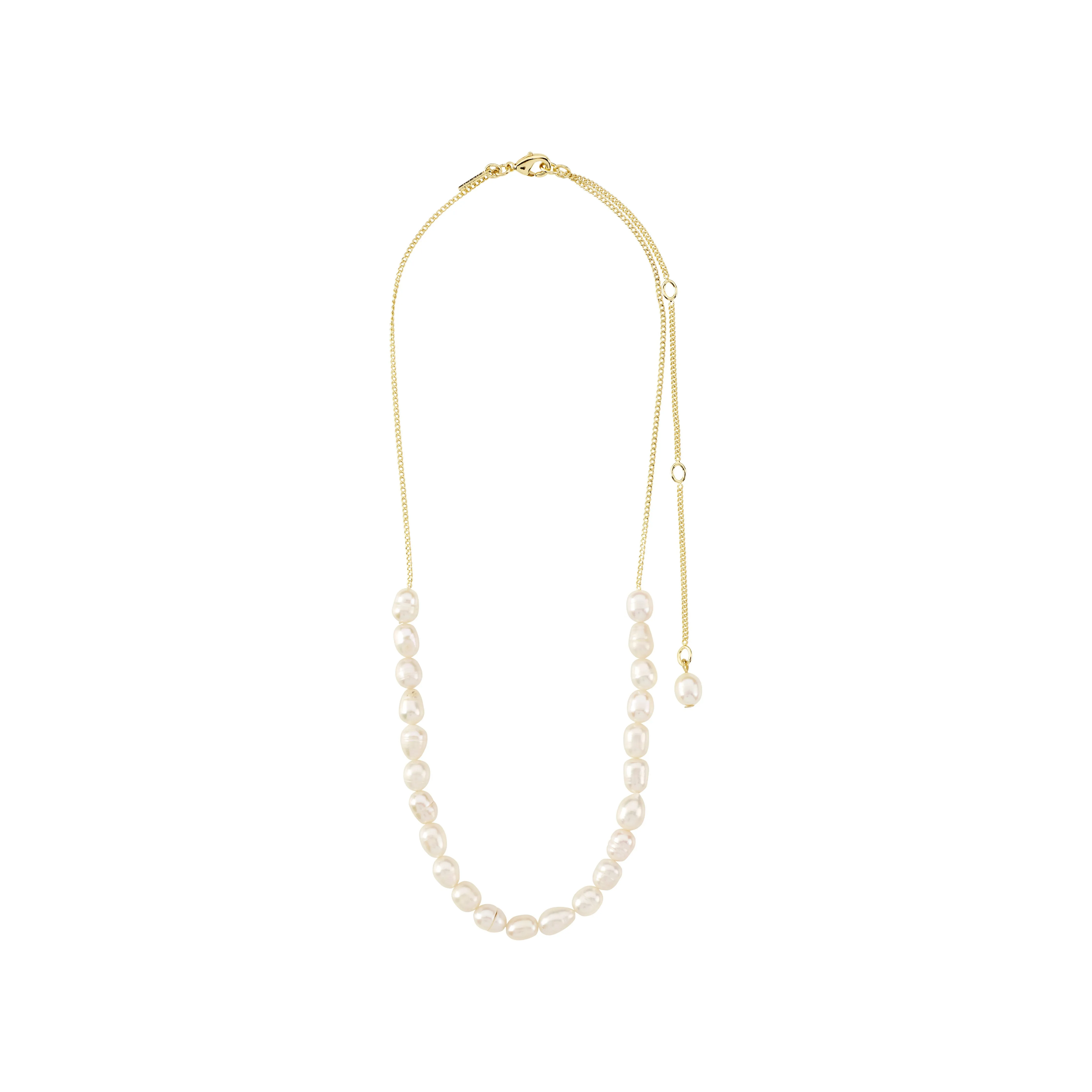 BERTHE pearl necklace gold-plated