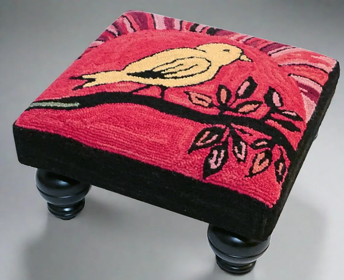 Bloomer Birds Stool - By Michaelian Home