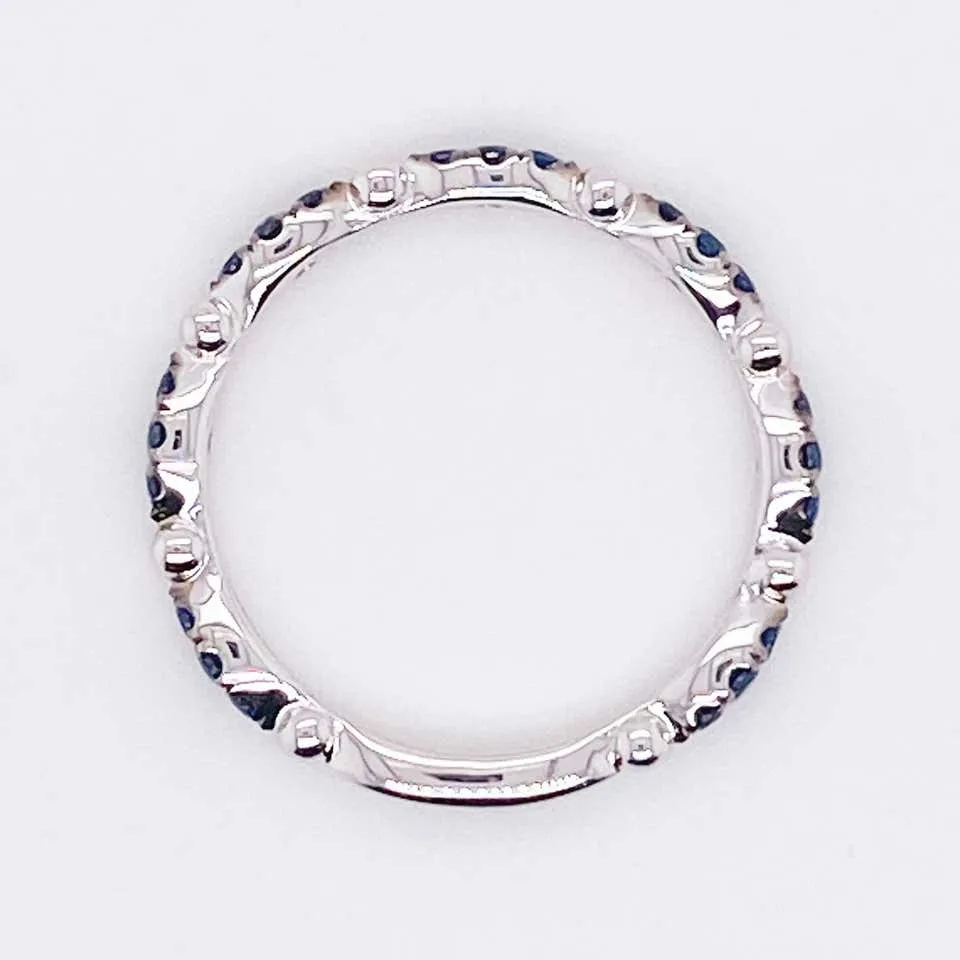 Blue Sapphire Stackable Ring