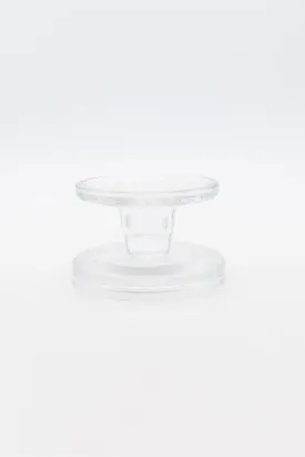 Bobbin Glass Reversible Glass Candle Holder