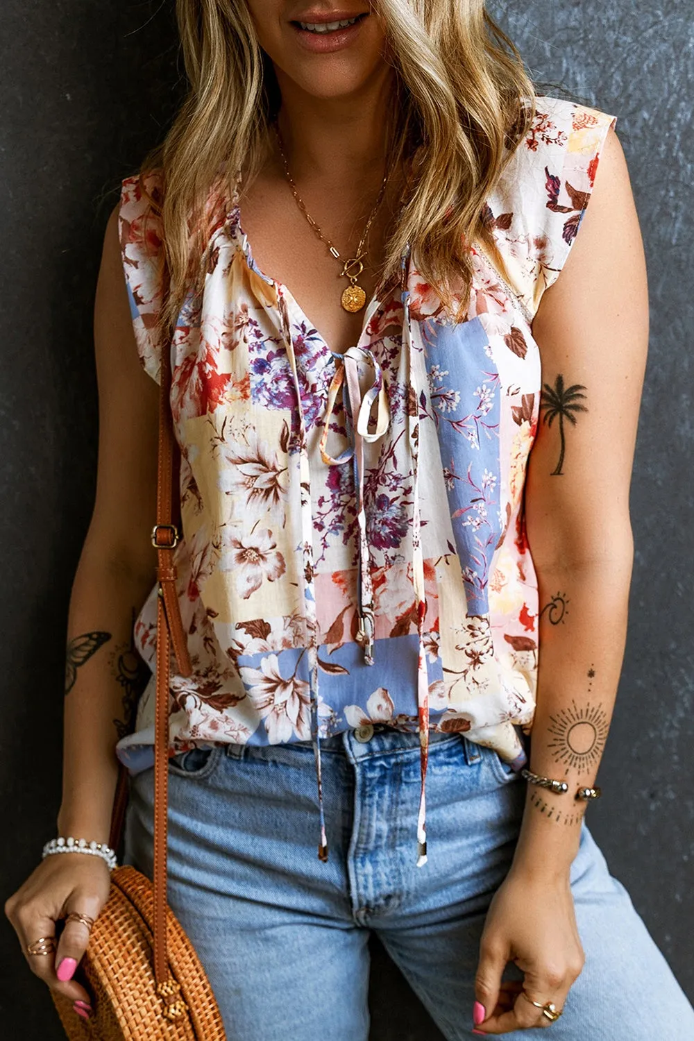 Camille Floral Top