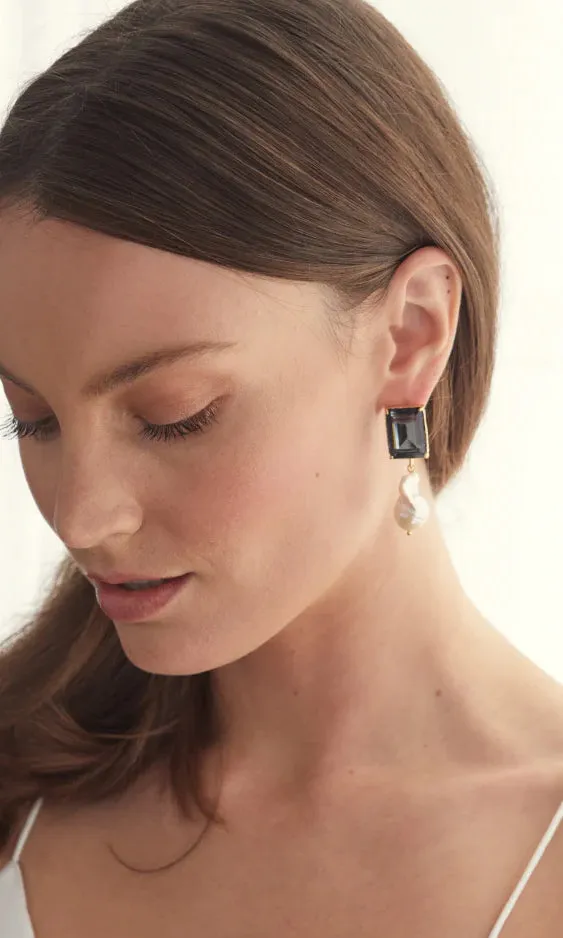 Christie Nicolaides Evie Earrings - Midnight Blue
