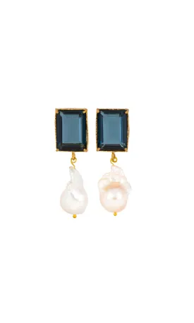 Christie Nicolaides Evie Earrings - Midnight Blue