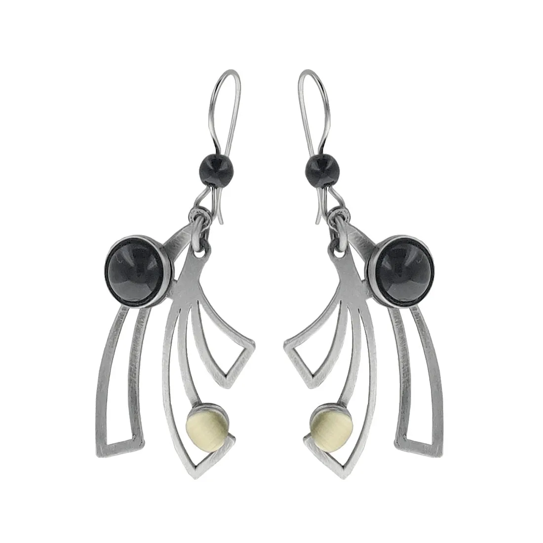 Christophe Poly Dynamic Silver Serenity Earrings