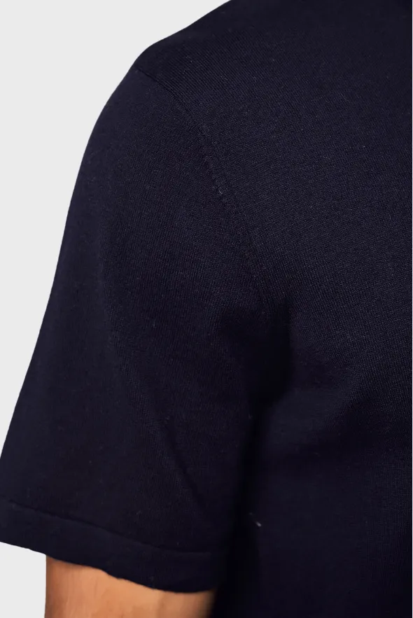 Classic Crew Neck Cotton Cashmere T-Shirt