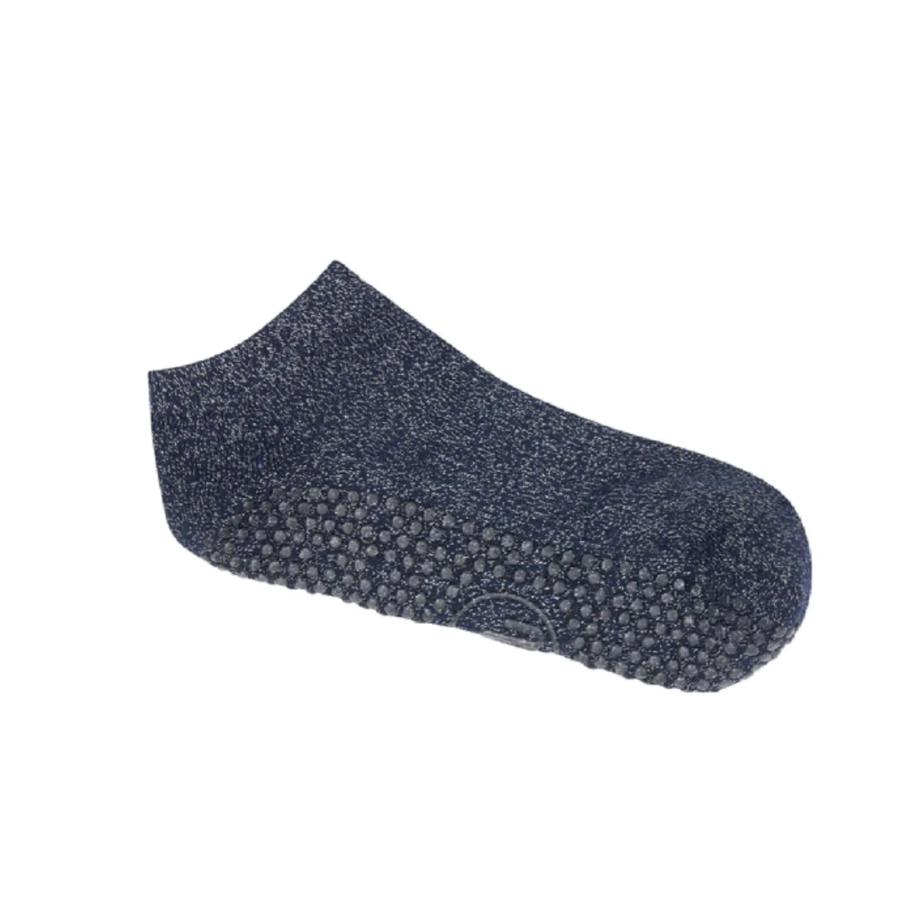 Classic Low Rise Grip Socks - Starry Black Sparkle (Barre / Pilates)