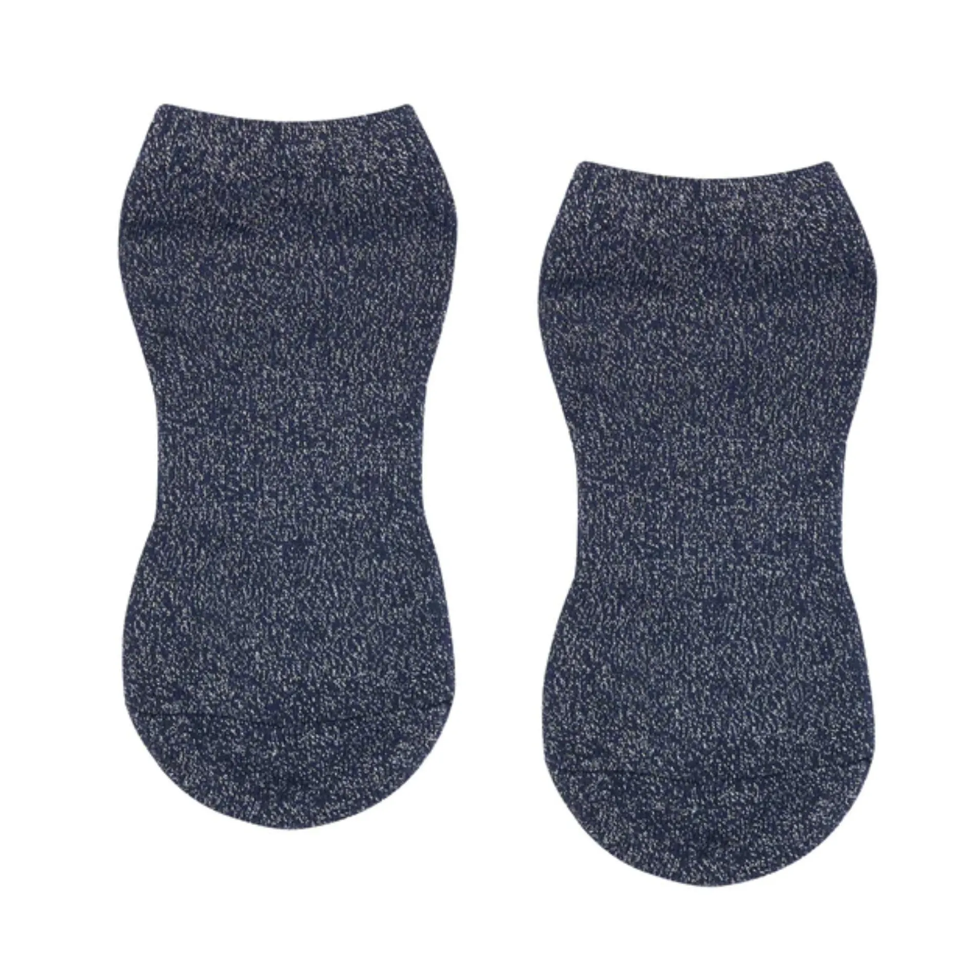 Classic Low Rise Grip Socks - Starry Black Sparkle (Barre / Pilates)