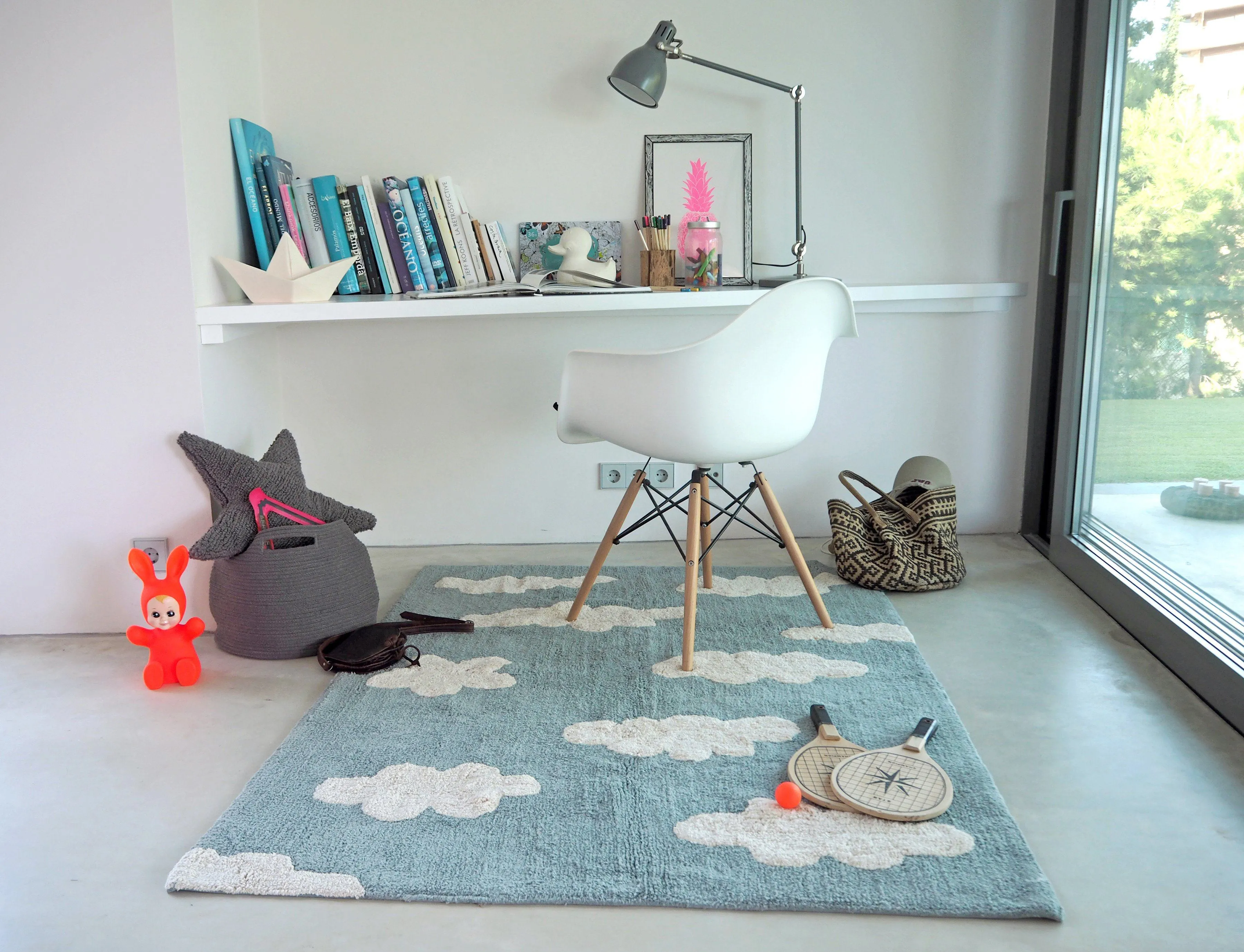 Clouds Washable Rug