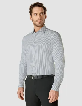 Dress Shirt Blue Mirage Stripes Regular