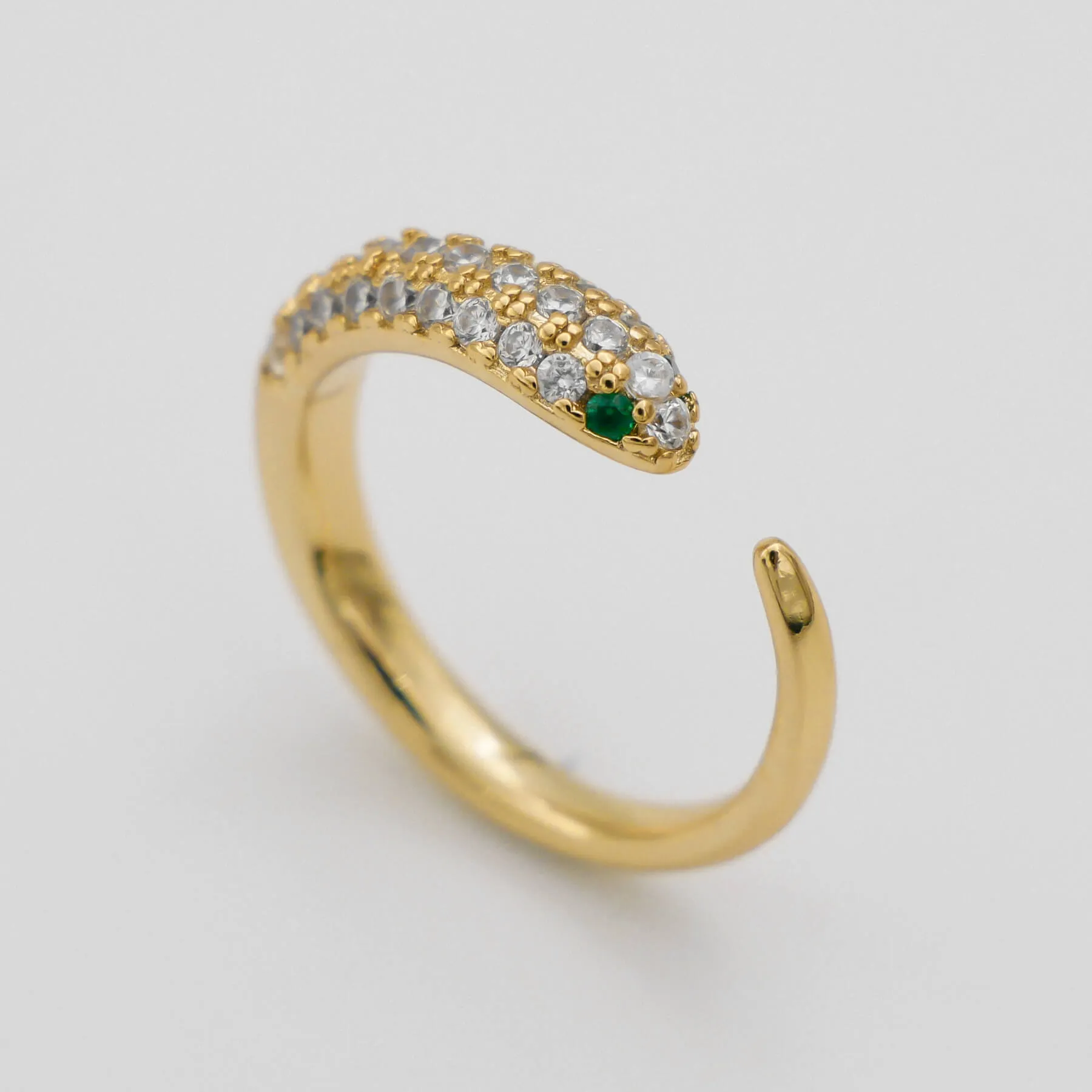 Emmy Adjustable Snake Ring