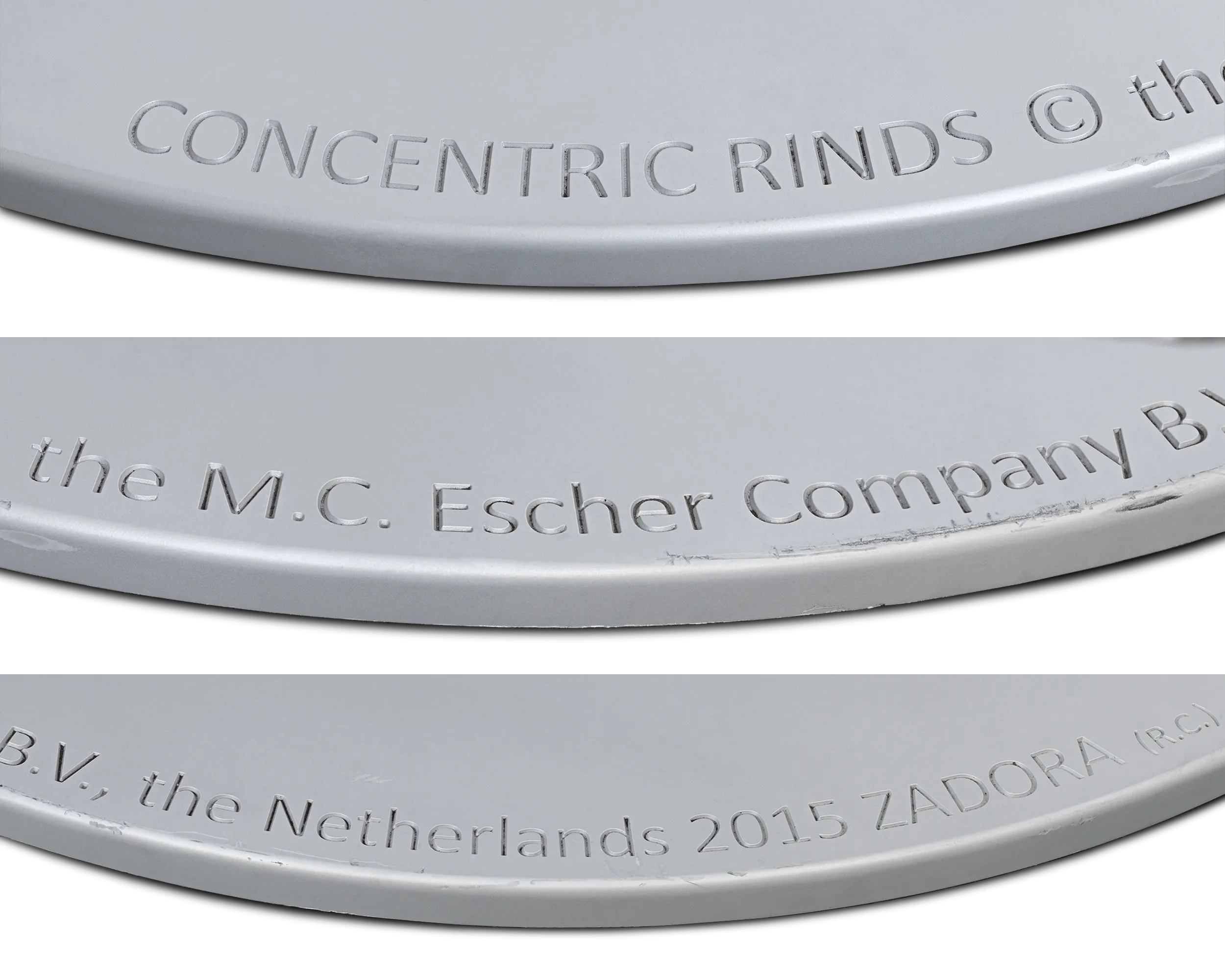 Escher-Inspired Sculpture "Concentric Rinds" by Zadora-Gerlof