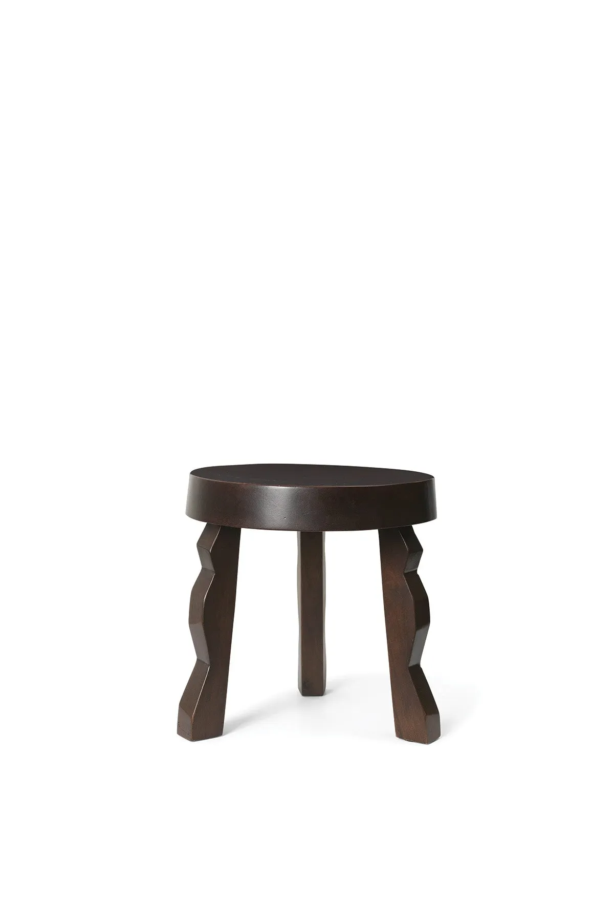 Ferm Living Faye Stool - Dark Stained Mango