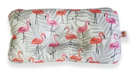 Flamingo in Gray -  Babycuddle Head Pillow