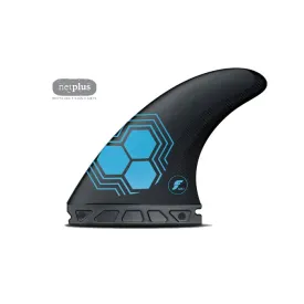 FUTURES FINS  AM1 THRUSTER ALPHA SERIES CARBON/BLUE NETPLUS