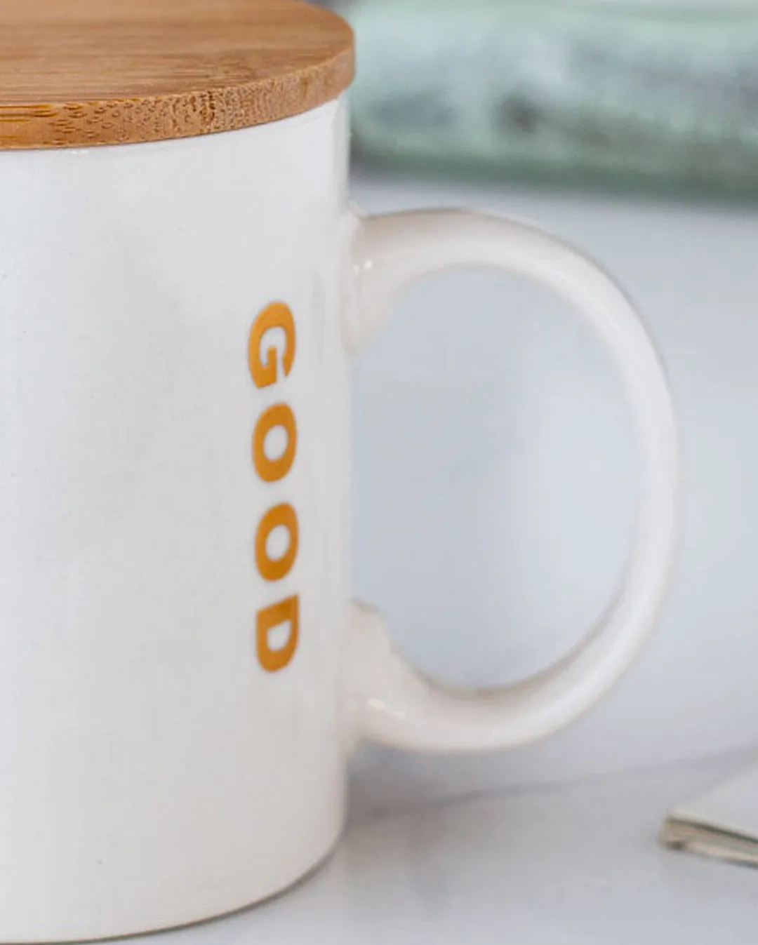 'Good' Coffee Mug - White