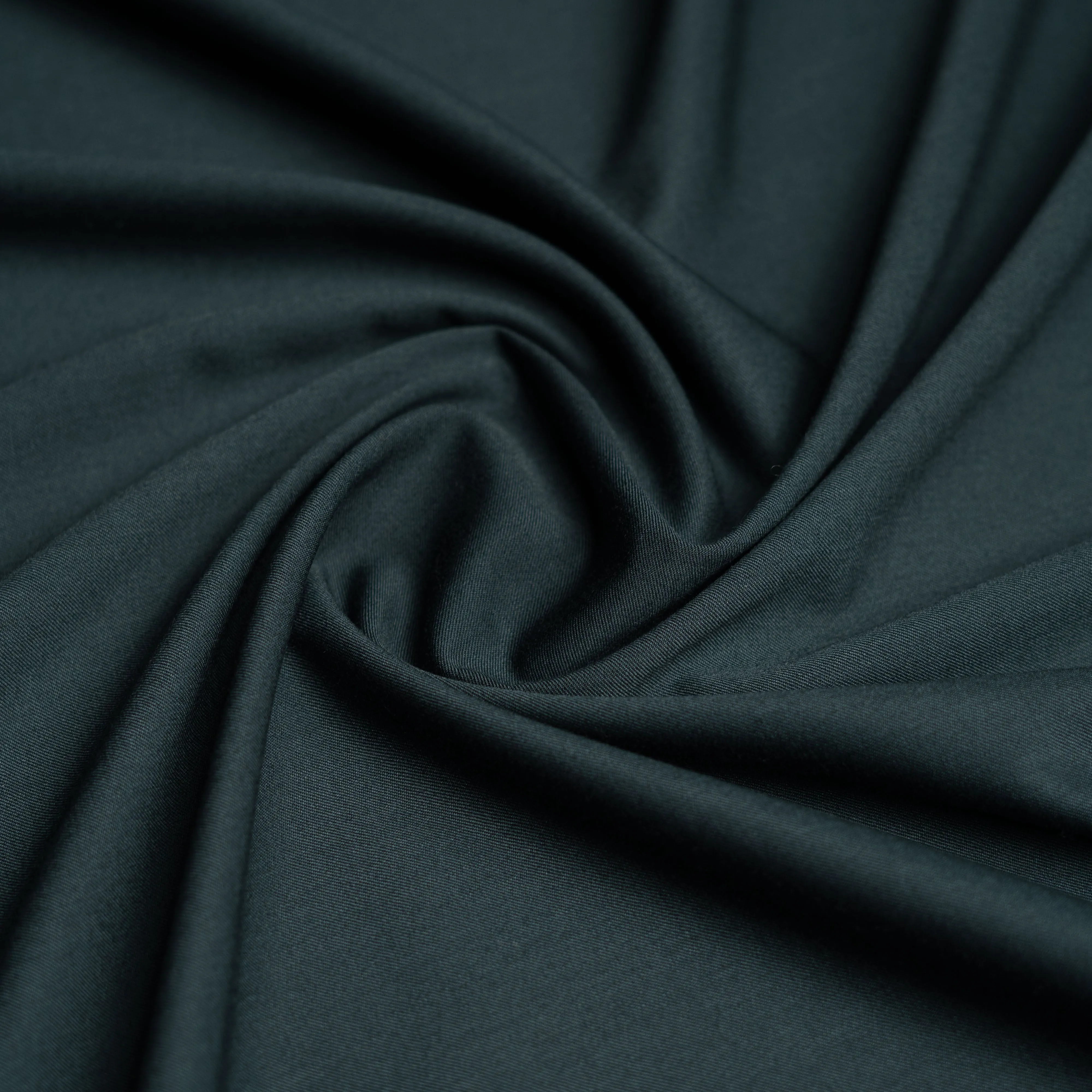 Green Plain Wool Blend, Estash Suiting Fabric