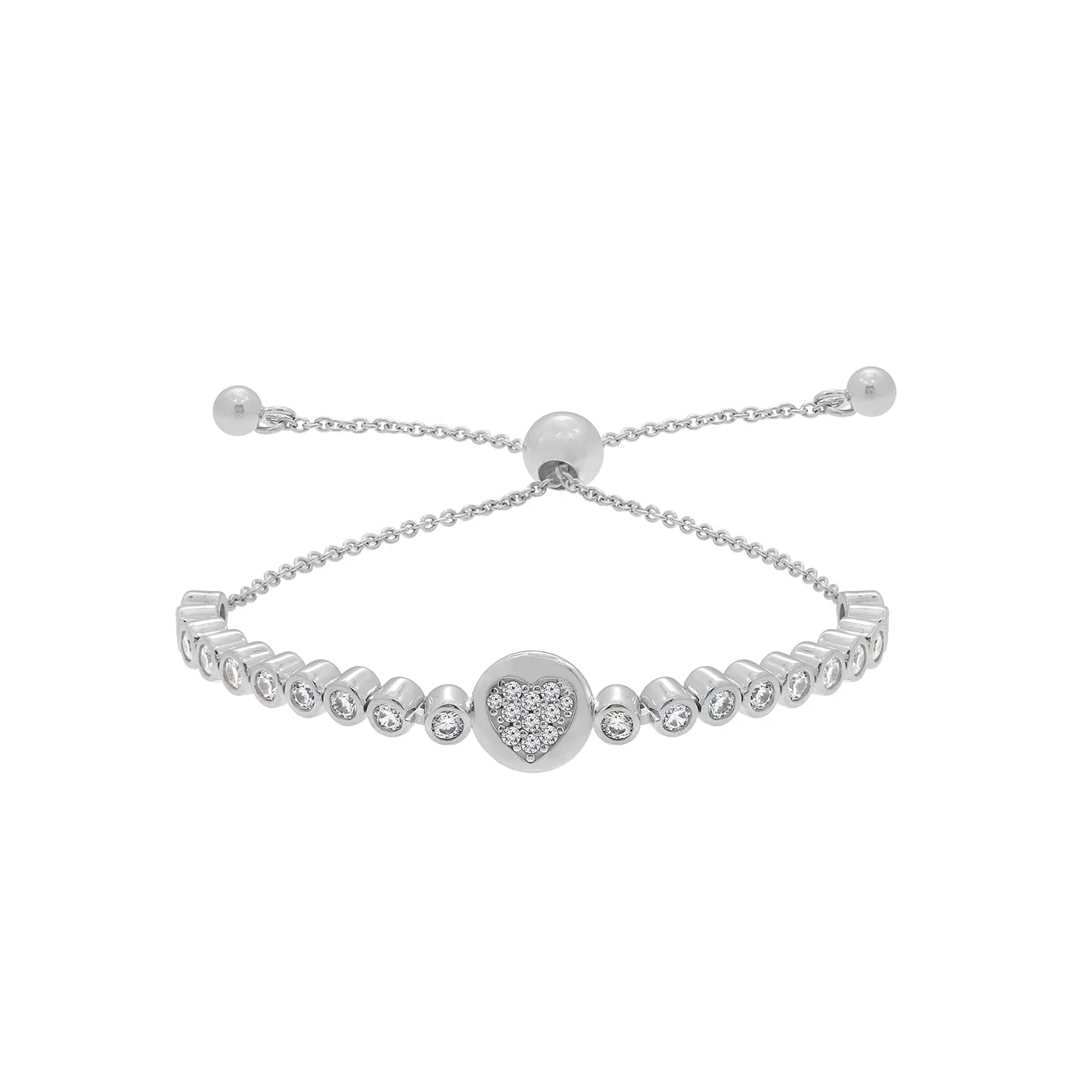 Half Tennis Bolo Bracelet