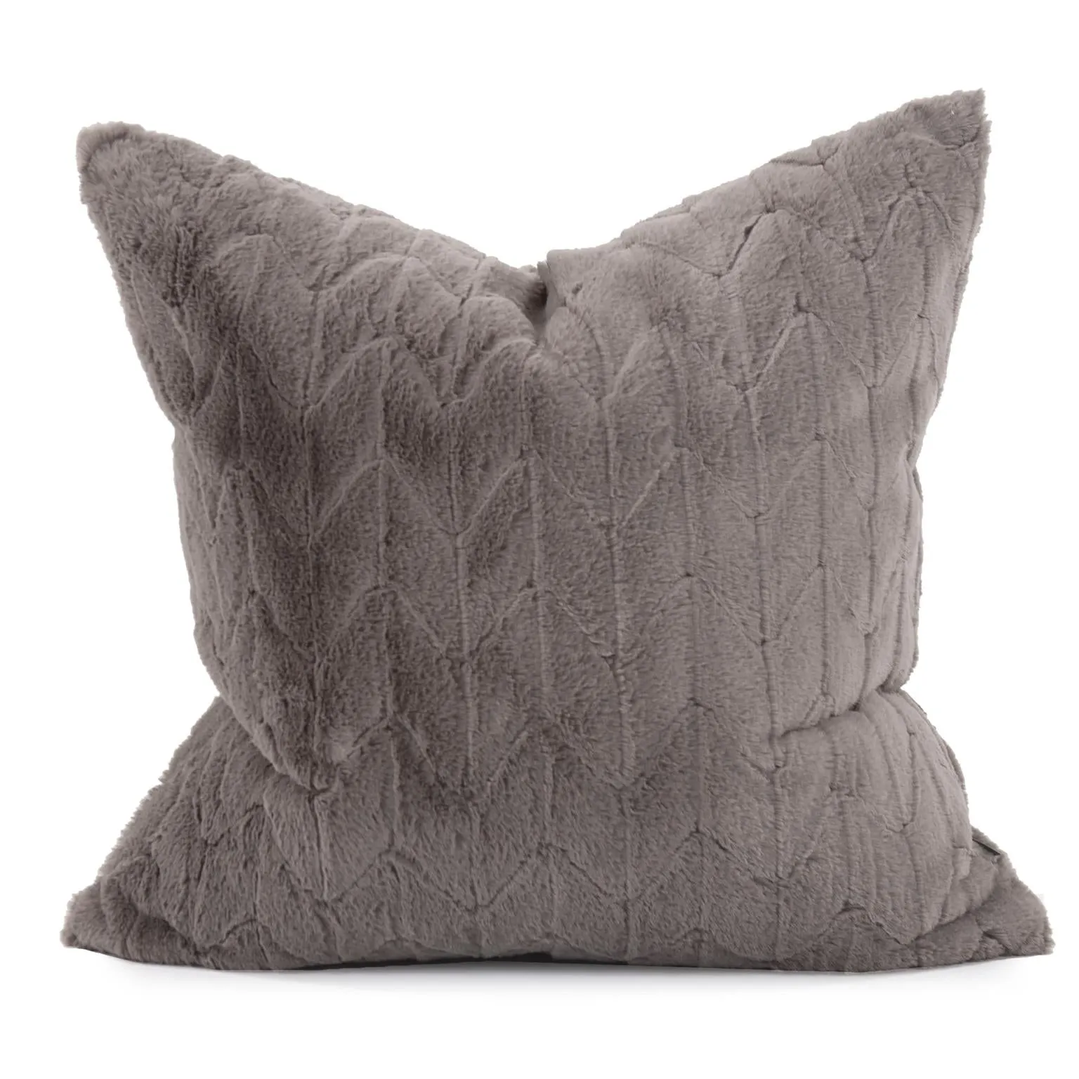 Howard Elliott Collection 24 x 24 Angora Stone Pillow  - Down Insert