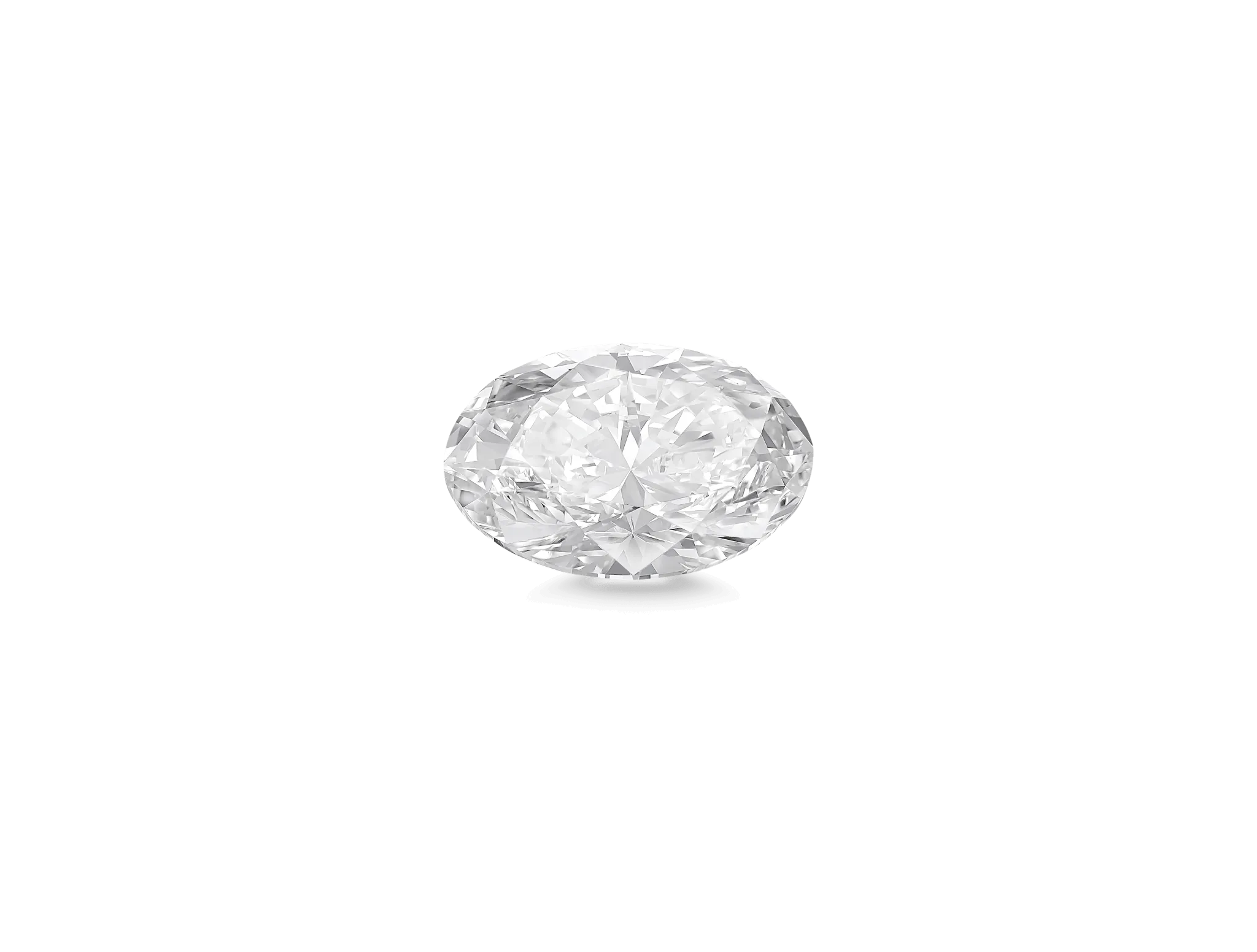 Lab-Grown Loose 1¾ct. Oval Cut Diamond | White