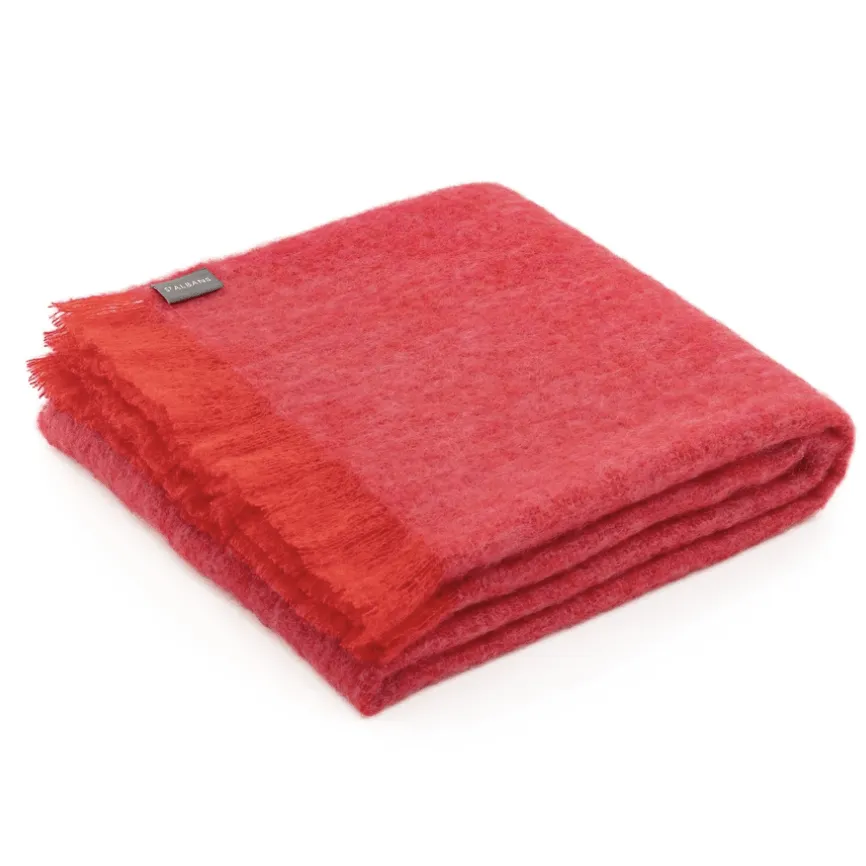 Mohair Throw | Pomegranate