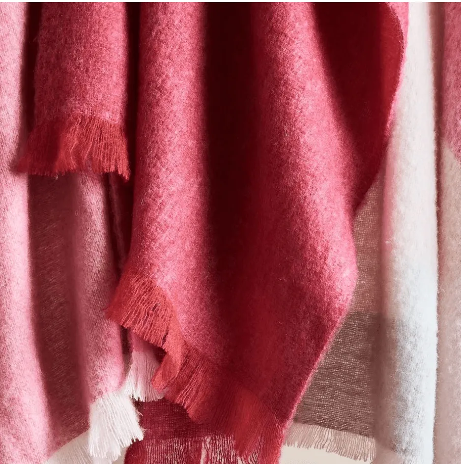 Mohair Throw | Pomegranate