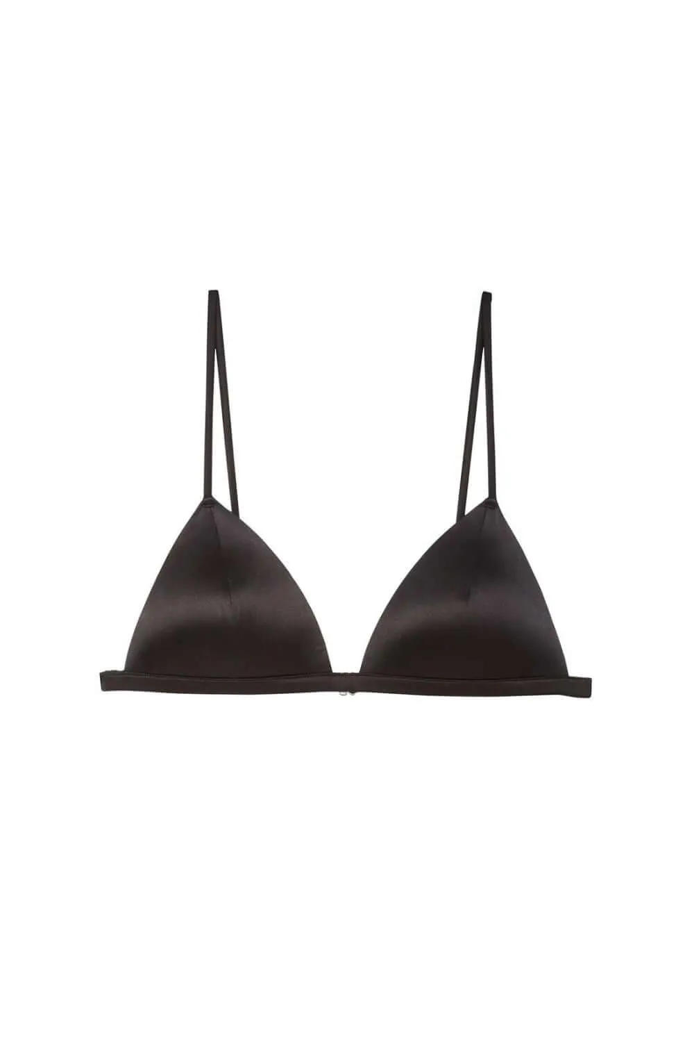 Molded Triangle Bra in Black