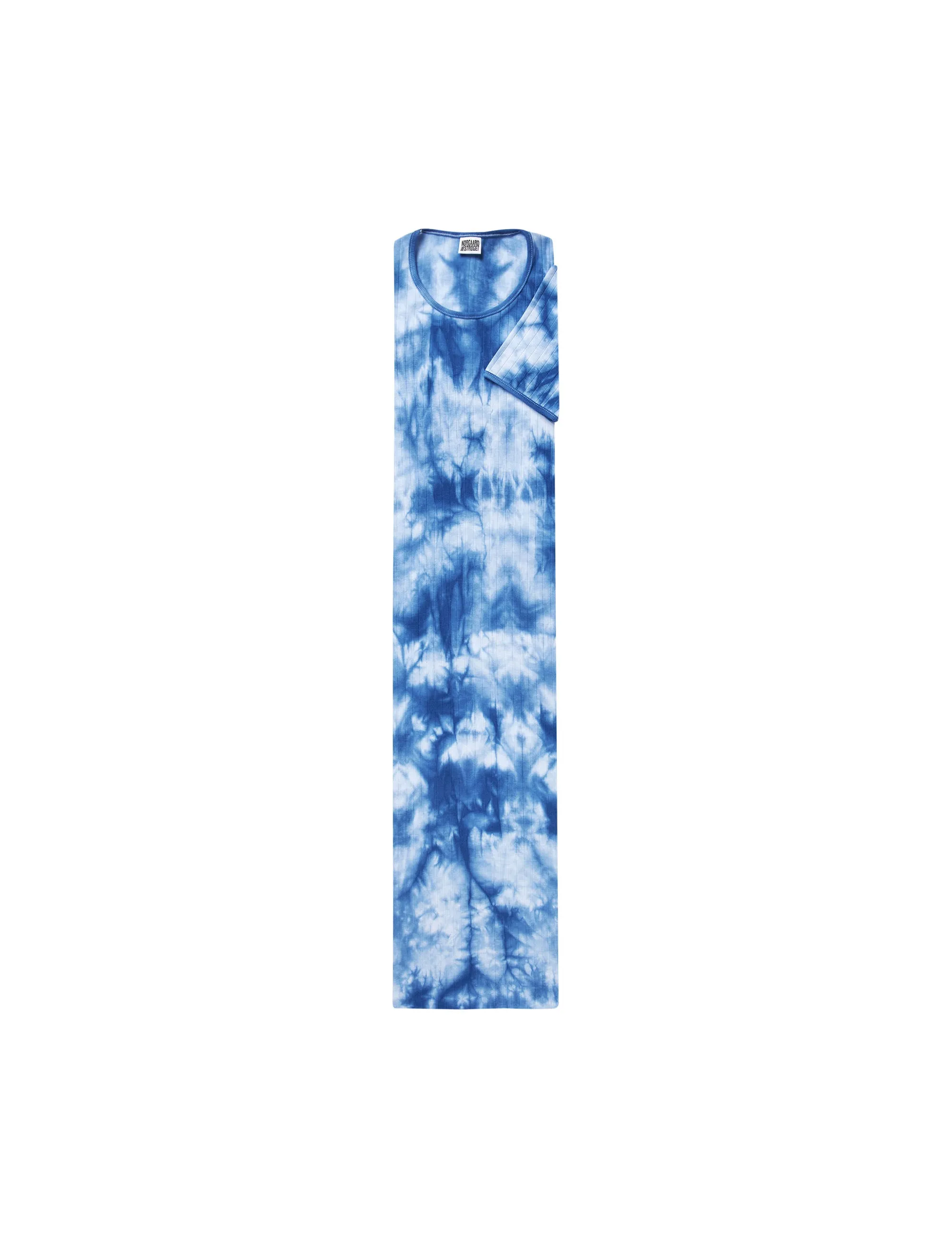 NPS John Dress Short Sleeve Tie Dye, Klein