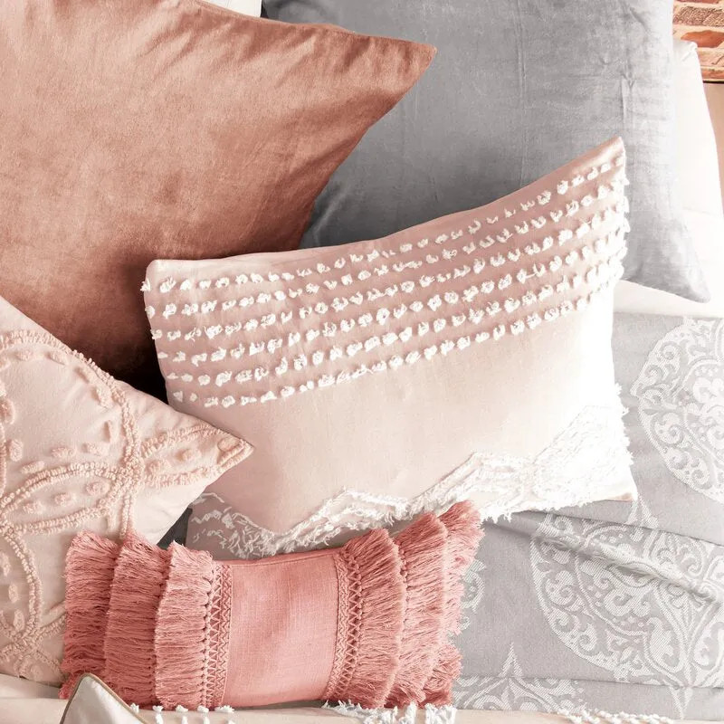 Outsey Standard Cotton Chenille Comforter Set