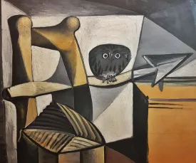 Owl In An Interior (Chouette dans un intérieur) – Pablo Picasso Painting