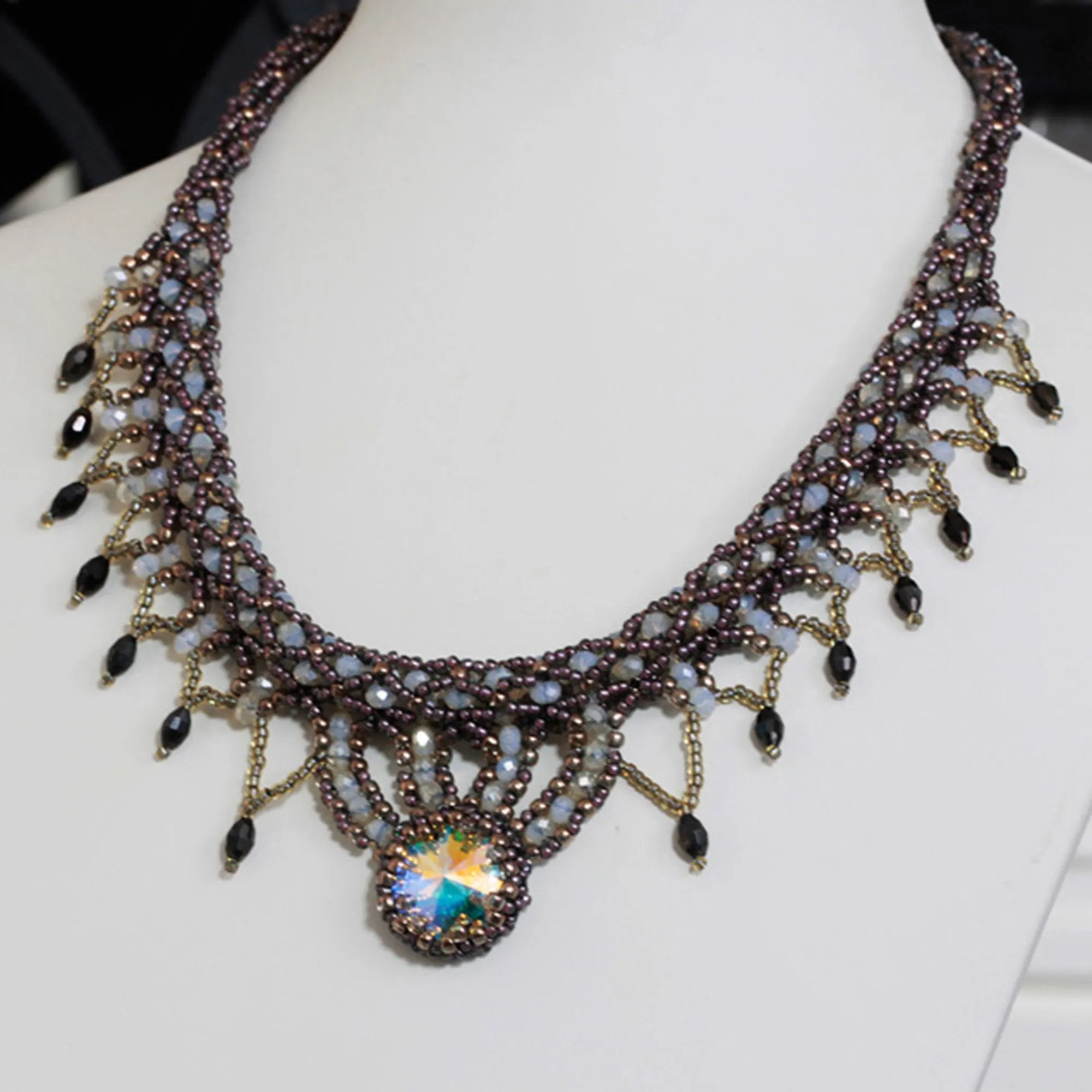 "Desire" Designer Beaded Necklace | KJ-370N | Glamour is Attitude!